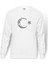 Türkiye Cumhurıyeti Atatürk Baskılı Beyaz Erkek Örme Sweatshirt Uzun kol 1