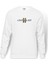 Chivalry Logo S Baskılı Beyaz Erkek Örme Sweatshirt Uzun kol 1