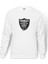 Metallica Heavy Metal Logo Baskılı Beyaz Erkek Örme Sweatshirt Uzun kol 1