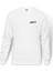 GOT 7 Logo Baskılı Beyaz Erkek Örme Sweatshirt Uzun kol 1