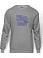 I Met Your Mother Legendary Camiseta Baskılı Gri Melanj Erkek Örme Sweatshirt Uzun kol 1