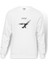 Dragons Birds Feat Baskılı Beyaz Erkek Örme Sweatshirt Uzun kol 1