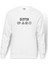 Led Zeppelin 4lü Logo Baskılı Beyaz Erkek Örme Sweatshirt Uzun kol 1