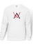 Walker Force Baskılı Beyaz Erkek Örme Sweatshirt Uzun kol 1