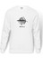 Jokzilla Logo Baskılı Beyaz Erkek Örme Sweatshirt Uzun kol 1