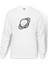 Saturn Computer Icons Planet Clip Art Baskılı Beyaz Erkek Örme Sweatshirt Uzun kol 1