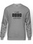 Sherlock Holmes Decal Sticker Tişört Sherlocked Baskılı Gri Melanj Erkek Örme Sweatshirt Uzun kol 1