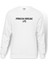 Prison Break Baskılı Beyaz Erkek Örme Sweatshirt Uzun kol 1
