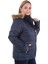 Kadın Büyük Beden Mont 527 Lacivert/navy 20W53000527 3