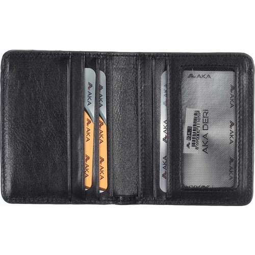 aka deri duz siyah kucuk boy deri erkek cuzdani 034 fiyati