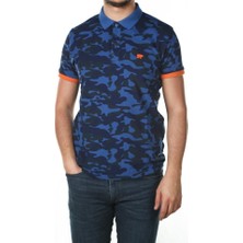 Bad Bear Erkek Kamuflaj Desenli Polo Yaka T-Shirt 18.01.07.018
