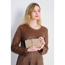 Just Polo Vizon Kadın Baskı Desenli Kilit Detaylı Kartlık Cüzdan JP009