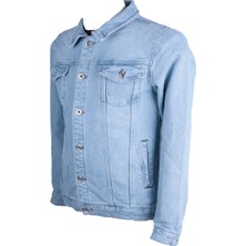 Viking's Line Erkek Denim Kot Mont Trent Buz Mavi