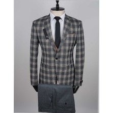 Jan Carlucci Kombinli Slimfit Drop 6 Takım Elbise