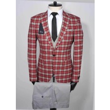 Jan Carlucci Kombinli Slimfit Drop 6 Takım Elbise