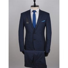 Jan Carlucci Yelekli  Slimfit Drop 6 Takım Elbise
