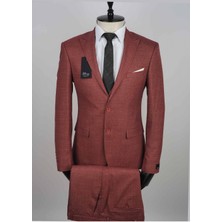 Jan Carlucci Yelekli  Slimfit Drop 6 Takım Elbise
