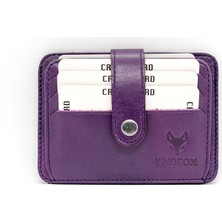 Kindfox  Para Bölmeli Kartlık Cüzdan | Mor