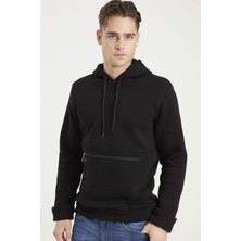 Dewberry 1043 Dewberry Erkek Sweatshırt-Siyah