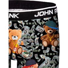 John Frank Dijital Erkek Boxer - Rich Teddy