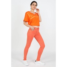 Balins Gabardin Pantolon Turuncu