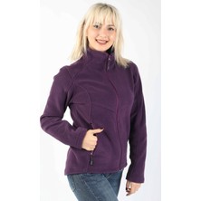 Balins Balıkçı Fermuarlı Sweatshirt Mor