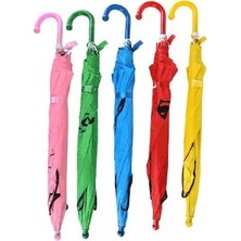 Mobgift Kulaklı ve Düdüklü Çocuk Şemsiyesi Yeşil