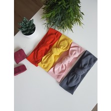Swan Butik Kız Çocuk Bebek Renkli Bandana Toka Seti