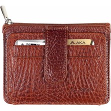 Aka Deri Parlak Taba - Deri Kartlık 026