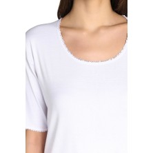 Tutku 6 Adet Tutku 0141 Kadın Ribana Kısa Kol Atlet