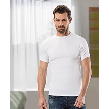 Anıt 1107 Erkek Ribana Sıfır Yaka Kollu Fanila Renkli 6'Lı