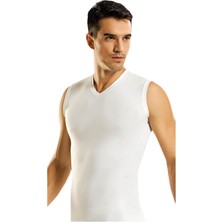 Namaldı 3'Lü Namaldı 188 Premier V Yaka Sıfır Kol Body Atlet Fanila