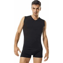 Namaldı 3'Lü Namaldı 188 Premier V Yaka Sıfır Kol Body Atlet Fanila