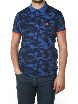 Bad Bear Erkek Kamuflaj Desenli Polo Yaka T-Shirt 18.01.07.018