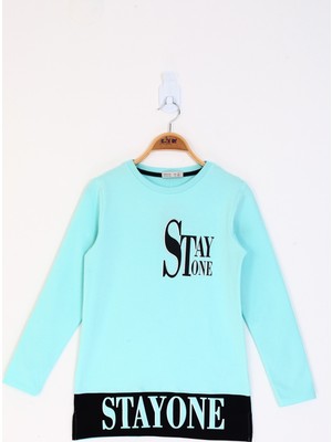 Toontoy Kız Çocuk Stay One Baskılı Tişört