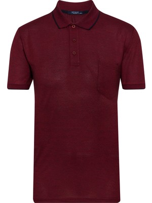 Süvari Armür Desenli Polo Yaka Erkek T-Shirt