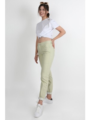 Balins  Cep Detaylı Gabardin Pantolon Mint