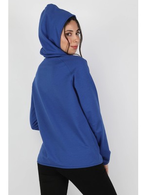 Balins Kapüşonlu Sweatshirt Saks