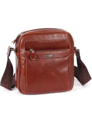 Akaderi Parlak Taba - Omuzdan Askılı Deri Çanta 379