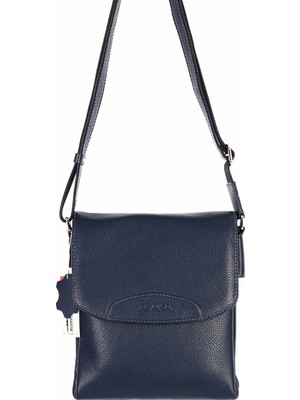 Akaderi Floter Lacivert - Omuzdan Askılı Deri Çanta 373