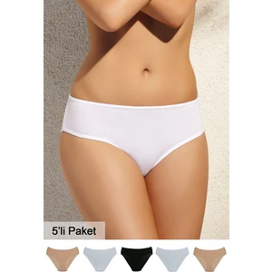 Pierre Cardin 2056 Kadın 5'li Klasik Pamuklu Külot
