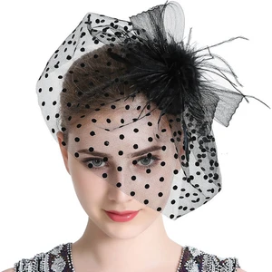 Bba New Trend Tüylü Vualet Nikah Şapkası,nikah Tacı Nikah Kep