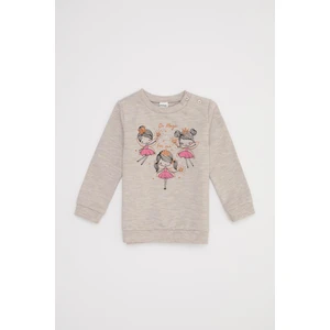 Kız Bebek Regular Fit Tekli Sweatshirt S1468A220WN