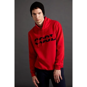 Cool Baskılı Slim Fit Şal Yaka Sweatshirt S8861AZ20WN