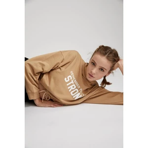 Kapüşonlu Beli Bağcıklı Relax Fit Crop Sweatshirt S6402AZ20WN