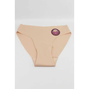 Lazer Kesim Kıyafette Iz Yapmayan Ten (Bej ) Renk Slip Külot