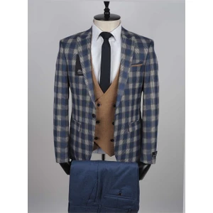 Jan Carlucci Kombinli Slimfit Drop 6 Takım Elbise