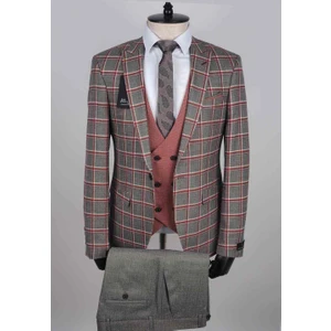 Jan Carlucci Kombinli Slimfit Drop 6 Takım Elbise