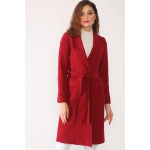 Z6628 Dewberry Bayan Palto-Bordo