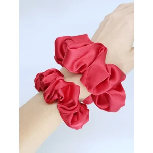 131YE - Saten Scrunchie Saç Lastiği Seti (2'li)